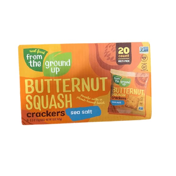From The Ground Up From The Ground Up Butternut Squash Sea Salt Crackers, 20 ct.