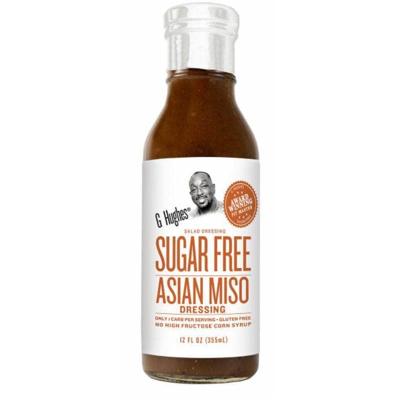 G HUGHES Grocery > Salad Dressings G HUGHES: Asian Miso Dressing Sugar Free, 12 fo