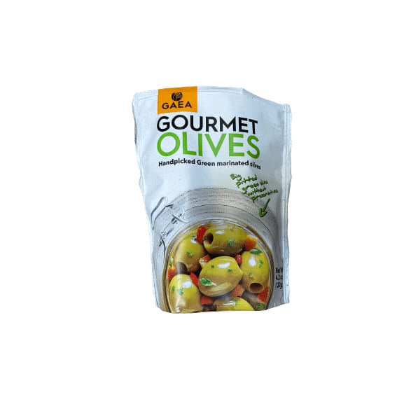Gaea Gaea Gourmet Olives Handpicked Green marinated Olives, 4.2 oz.