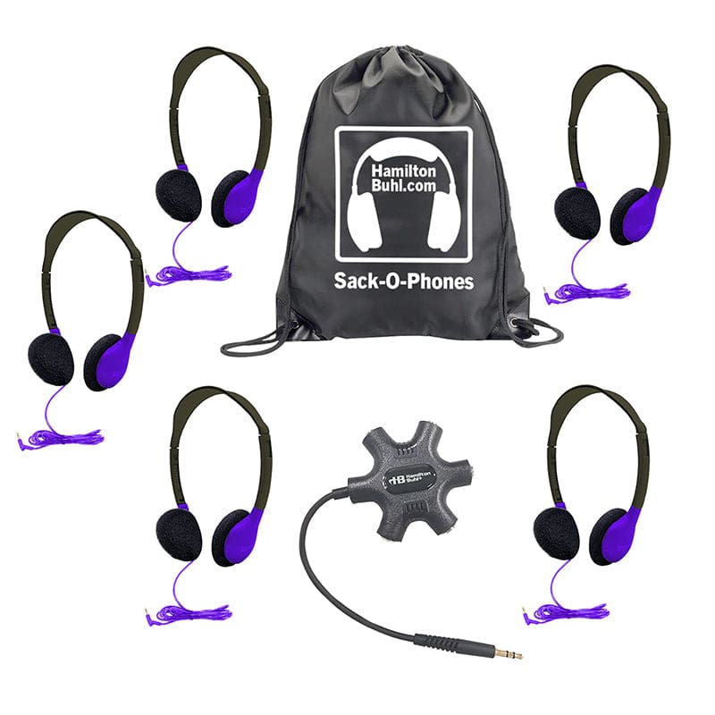 Galaxy Headphones Ppl 5/Pk with Access - Headphones - Hamilton Electronics Vcom
