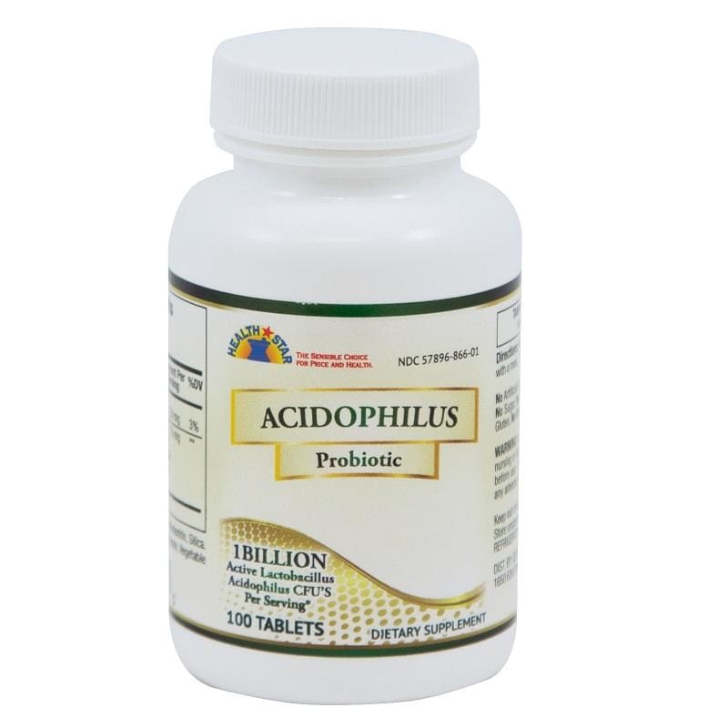 GeriCare Acidophilus (Bacid) Bt100, Box of 100 (Pack of 4) ShelHealth