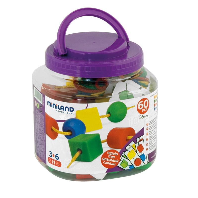 Giant Beads And Laces - Beads - Miniland Educational Corporation