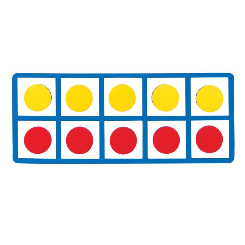 Giant Magnetic Foam Ten Frames Set Of 2 (Pack of 6) - Base Ten - Learning Advantage