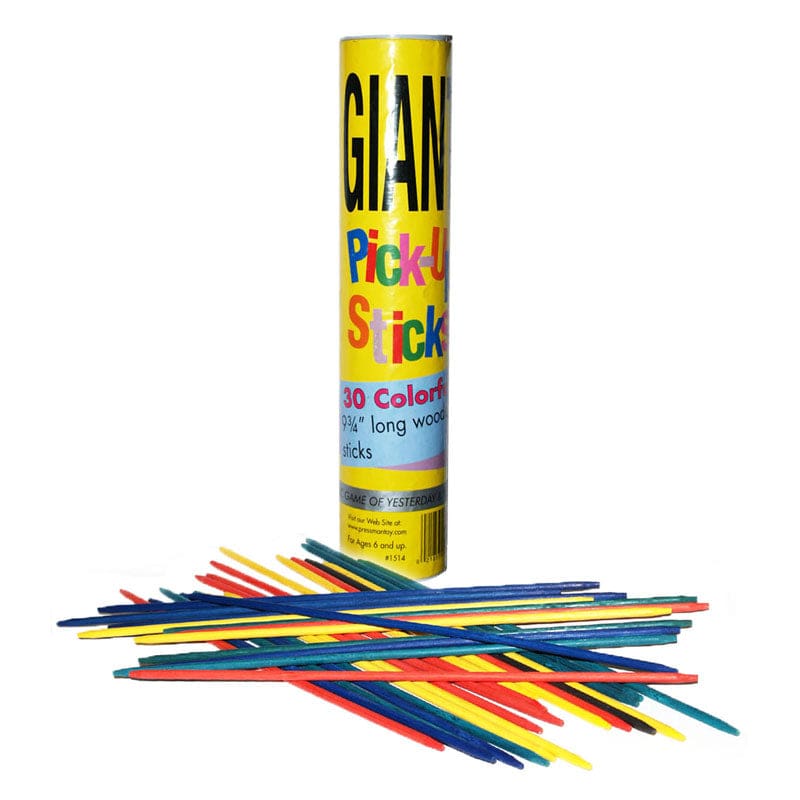 Giant Pick-Up Sticks (Pack of 10) - Classics - Pressman