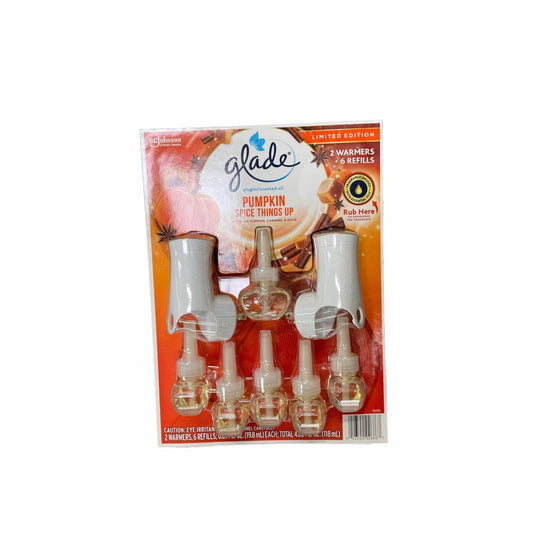 glade glade Fall Edition Scented Oil, Multiple Choice Scent, (2 Warmers + 6 Refills) , 4 oz.