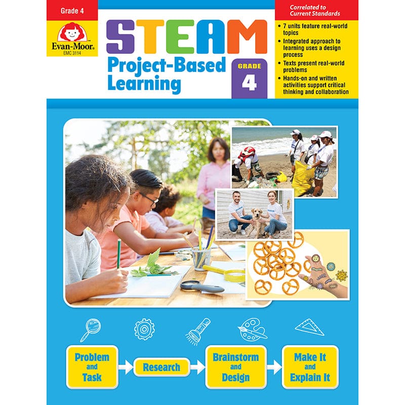 Gr4 Steam Project-Based Learning (Pack of 2) - Skill Builders - Evan-moor
