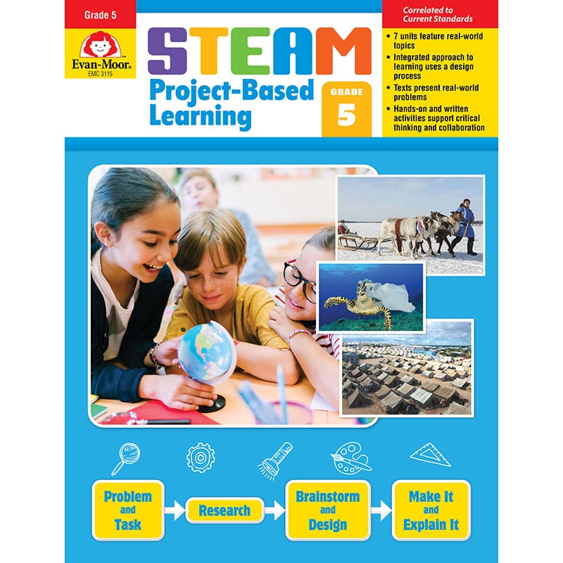 Gr5 Steam Project-Based Learning (Pack of 2) - Skill Builders - Evan-moor