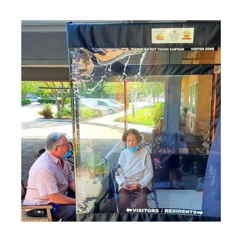 Graham Field Covid Curtain 3 Sided With Poles - Item Detail - Graham Field