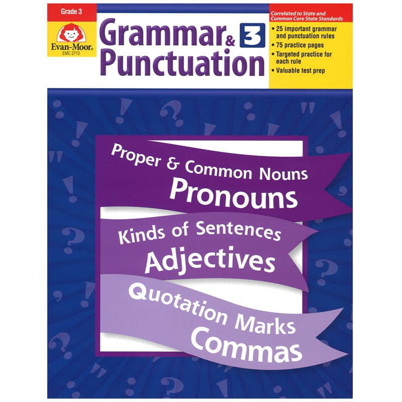 Grammar & Punctuation Gr 3 (Pack of 2) - Grammar Skills - Evan-moor