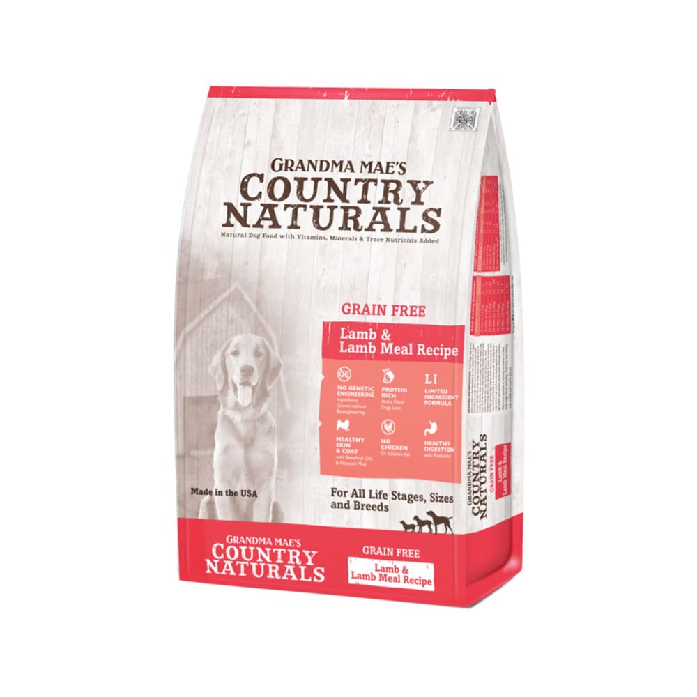 Grandma Maes Country Naturals Grain Free Lamb and Lamb Meal Recipe 25 lb - Pet Supplies - Grandma Maes