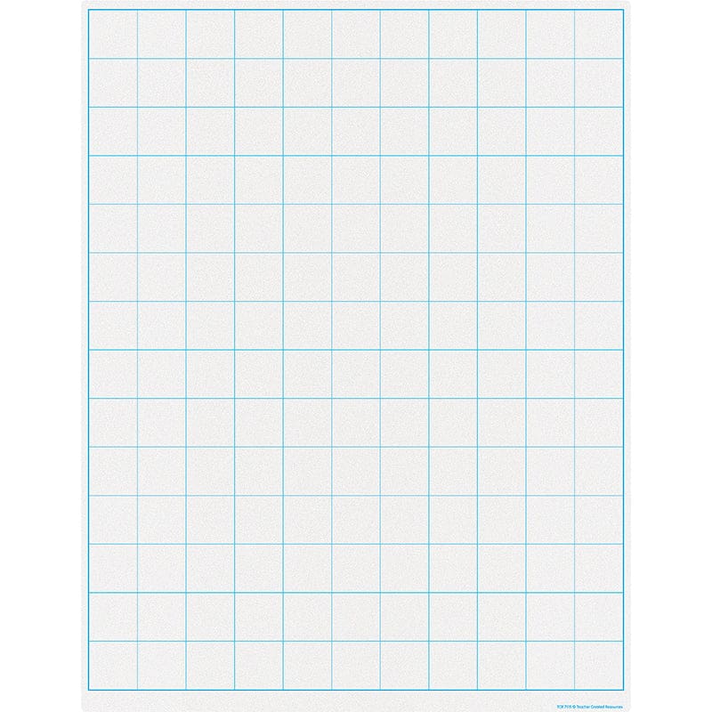 Graphing Grid Square Dryerase Chart 1-1/2 Inch (Pack of 10) - Math - Teacher Created Resources