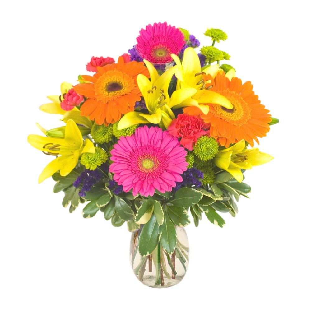 Happy Birthday Bouquet - Seasonal Flowers - Happy