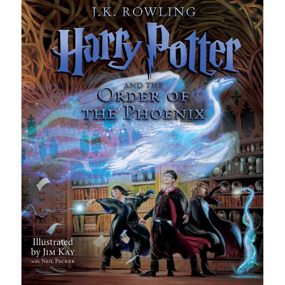 Harry Potter and the Order of the Phoenix: The Illustrated Edition (Harry Potter Book 5) - Kids Books - Harry