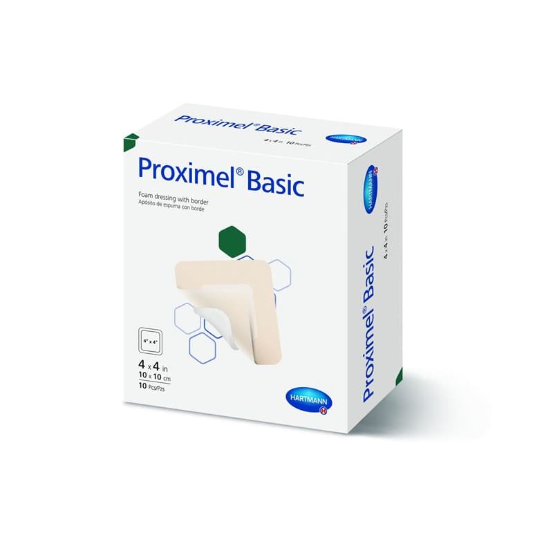 Hartmann Proximal Basic Border Foam 4X4 Bx10 Box of OX - Item Detail - Hartmann