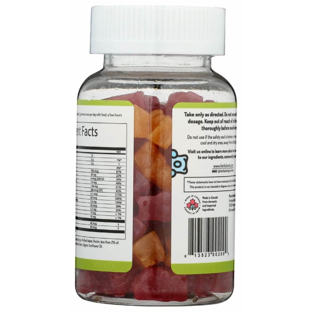 HERBALAND New HERBALAND: Multivitamin Classic Gummies For Kids, 60 pc