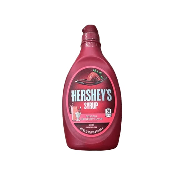 HERSHEY'S Strawberry Syrup, 22 Ounce - ShelHealth.Com