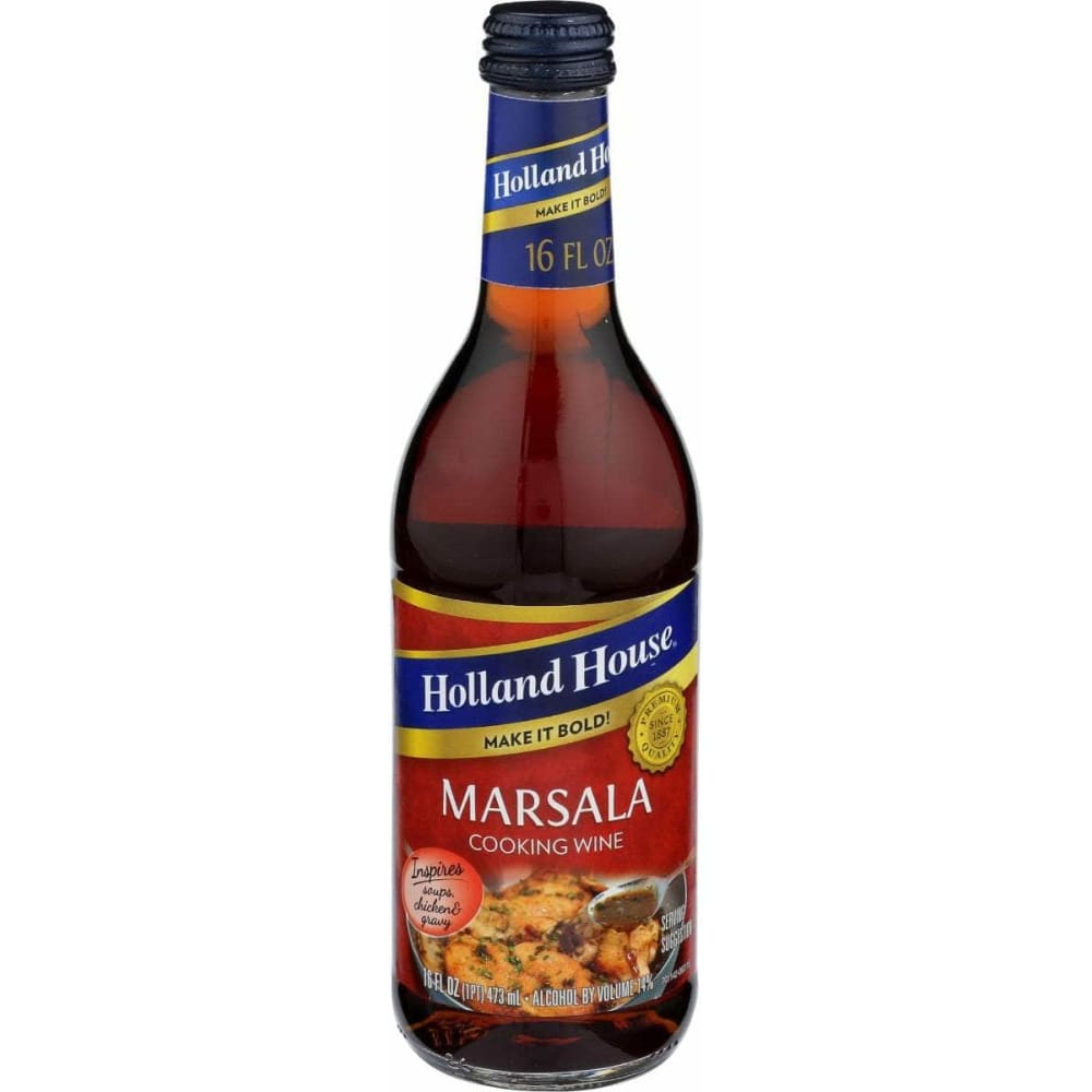 HOLLAND HOUSE Marsala Cooking Wine, 16 oz (Case of 4) ShelHealth