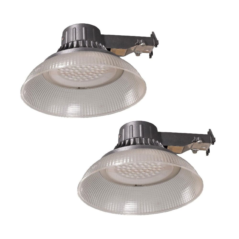 Honeywell 5000 Lumen LED Utility Light Gray (2 Pk.) - Garage & Shop Lights - Honeywell