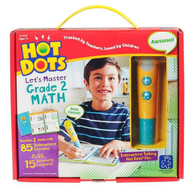 Hot Dots Jr Lets Master Math Gr 2 - Hot Dots - Learning Resources
