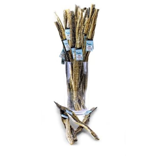 Icelandic Long Cod Skin Strips (20 Strips; Approx 1-Lb) - Pet Supplies - Icelandic