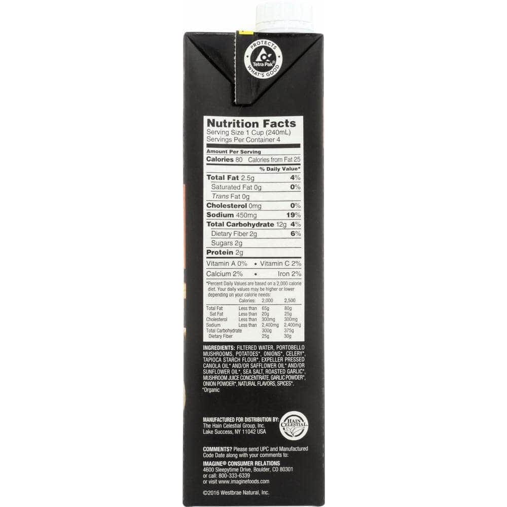 Imagine Foods Imagine Soup Creamy Portobello Mushroom, 32 oz