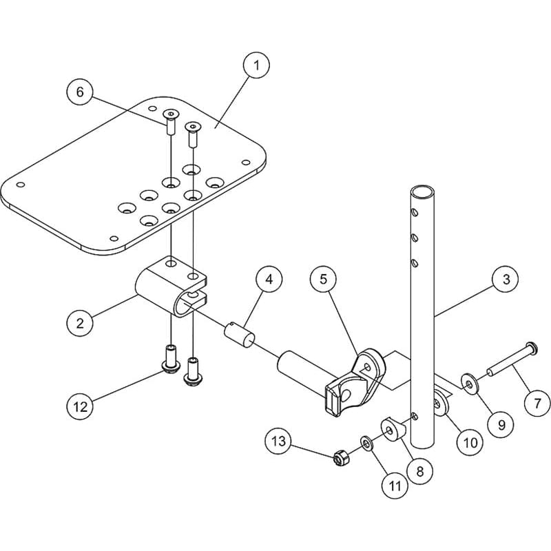 Invacare Adjustable Angle Plip Up Footplates - Item Detail - Invacare