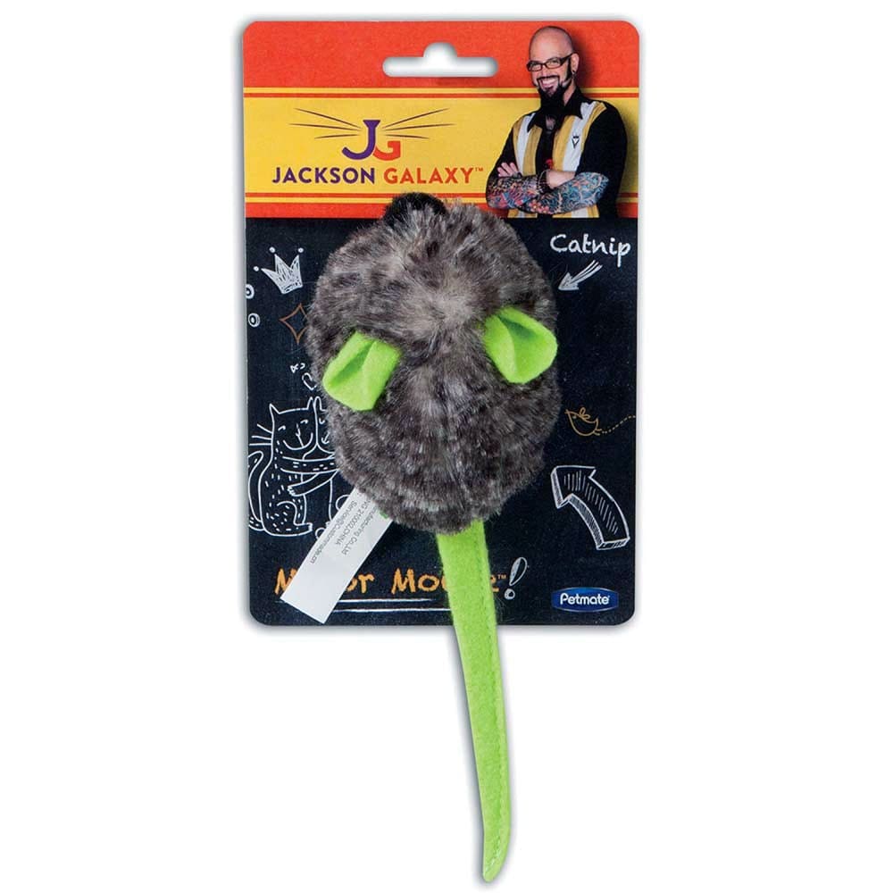 Jackson Galaxy Motor Mouse Catnip Toy Grey Green One Size - Pet Supplies - Jackson Galaxy