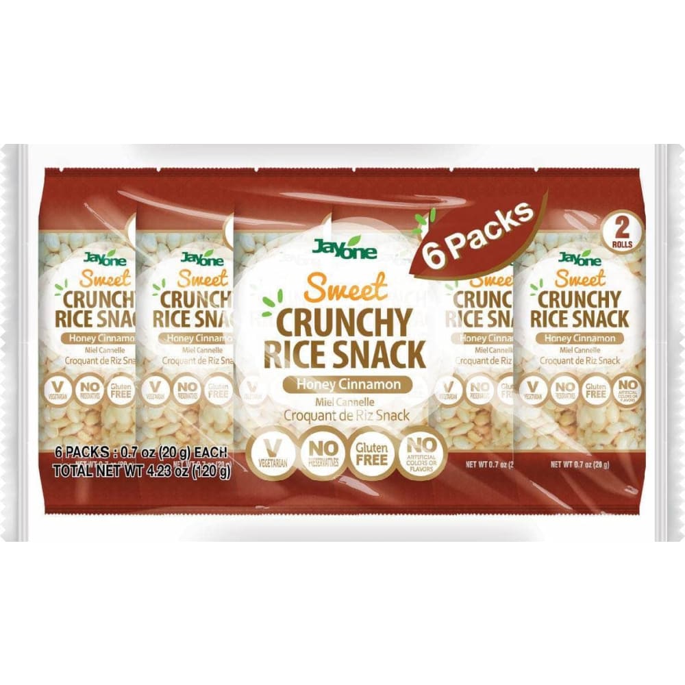 JAYONE JAYONE Honey Cinnamon Crunchy Rice Snack, 4.23 oz