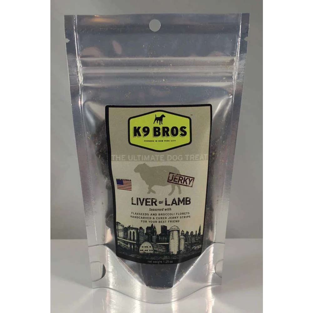 K9 Bros Little Brother Lamb Liver 1.25oz/60 Dog Treat - Pet Supplies - K9