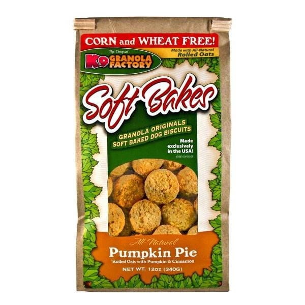 K9 Granola Soft Bakes; Pumpkin Pie 12oz - Pet Supplies - K9