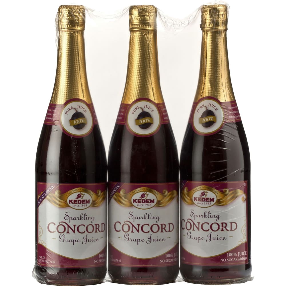Kedem Sparkling Grape Juice 3 pk./25.4 oz. - Kedem