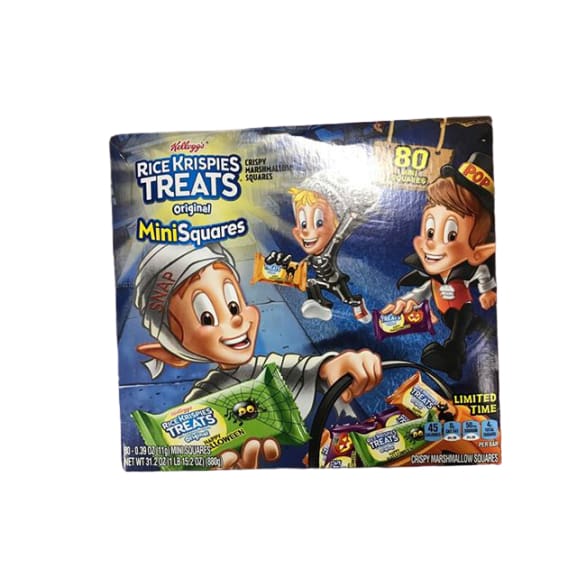 Kellogg's Rice Krispies Treats Halloween Mini Squares, 80 ct - ShelHealth.Com