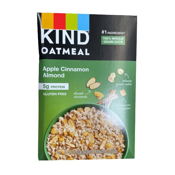 Kind Kind Gluten Free Oatmeal, Multiple Choice Flavor, 1.5 oz, 6 Packets