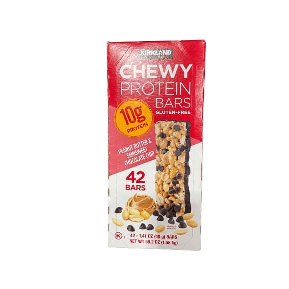 Kirkland Signature Chewy Protein bar Peanut Butter & Semisweet