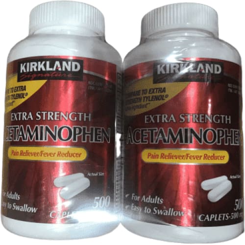 Kirkland Signature Extra Strength Acetaminophen 500 Mg – 400 Rapid Release Gelcaps