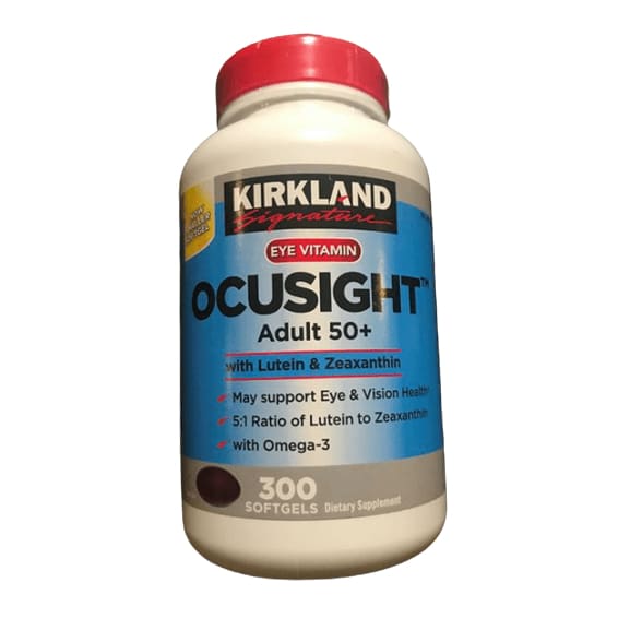 Kirkland Signature Ocusight Adult 50+, 300 Softgels - ShelHealth.Com