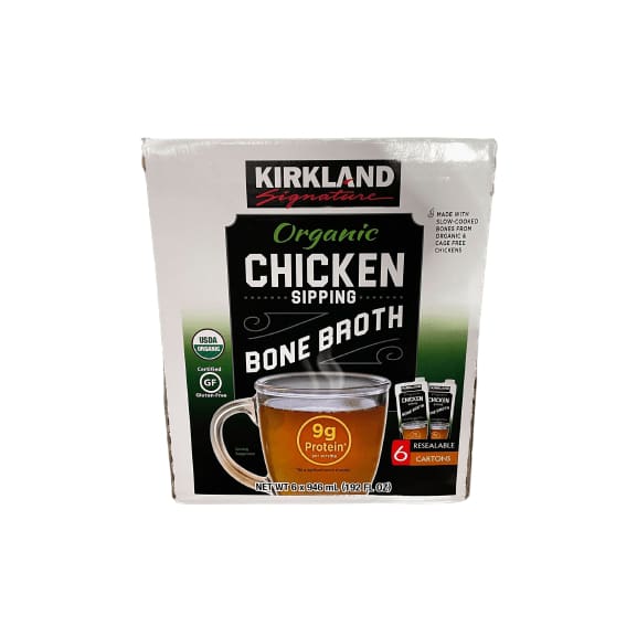 Kirkland Signature Kirkland Signature Organic Chicken Bone Broth, 32 oz. (6 pack)