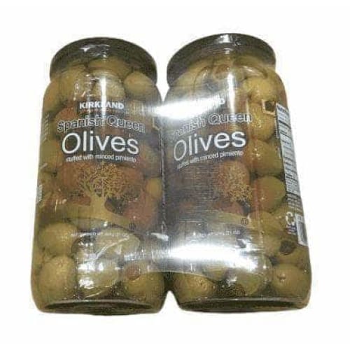 Kirkland Signature Kirkland Signature Pimento Stuffed Spanish Queen Olives 21 oz. Jars x 2 Jars