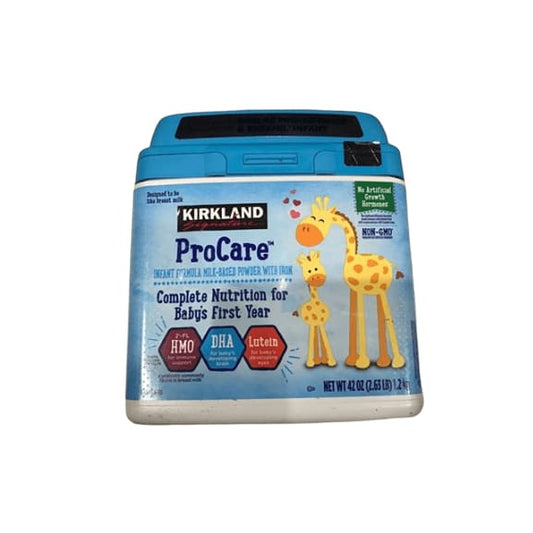 Kirkland Signature Procare Infant Formula - Non-GMO - 42 oz (2.63 pounds) - ShelHealth.Com