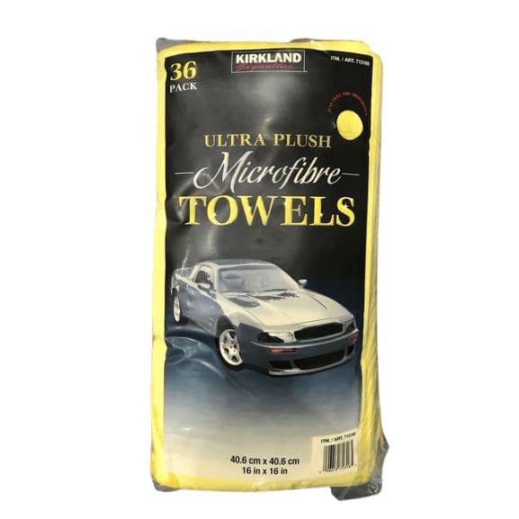Kirkland Signature Ultra High Pile Premium Microfiber Towels - 36 Count. - ShelHealth.Com