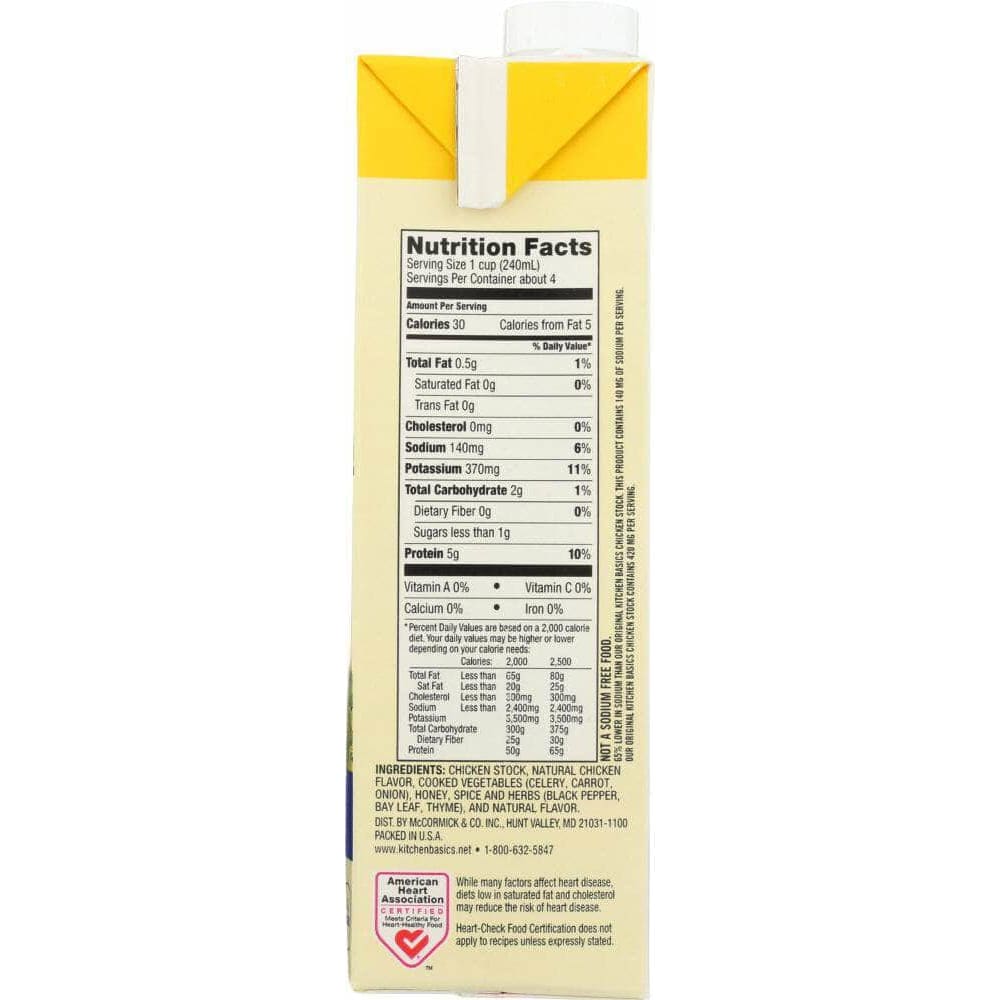 Kitchen Basics Kitchen Basics Unsalted Chicken Cooking Stock, 32 Oz