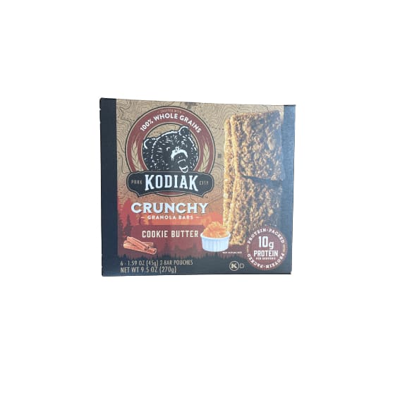 Kodiak Cakes Kodiak Cakes Crunchy Granola Bars, 10g of Protein, 6 ct, Multiple Choice Flavor, 9.5 oz