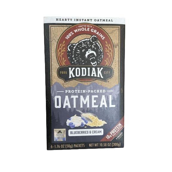 Kodiak Kodiak Protein Packed Oatmeal, Multiple Choice Flavor, 6 Packets