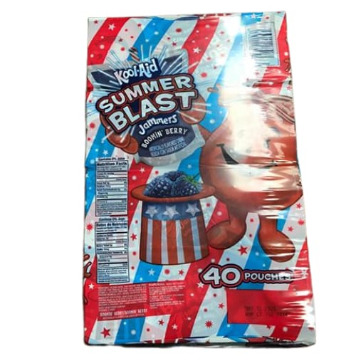 Kool-Aid Jammers Summer Blast, Boomin Berry, 6 fl. oz. , 40 Pouches - ShelHealth.Com
