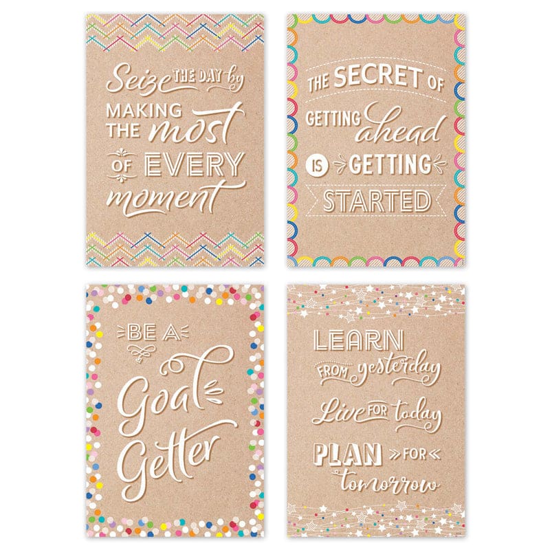 Krafty Pop Inspire U 4 Poster Pack (Pack of 2) - Motivational - Creative Teaching Press