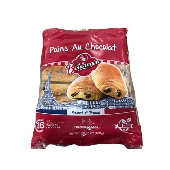 La Boulangère French Bakers Pains Au Chocolat, Product of France, 25.4 oz. - ShelHealth.Com