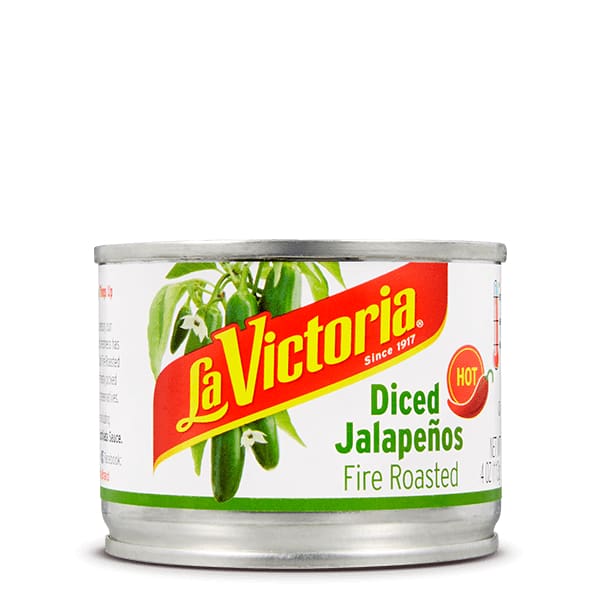 LA VICTORIA LA VICTORIA Fire Roasted Diced Jalapenos Hot, 4 oz