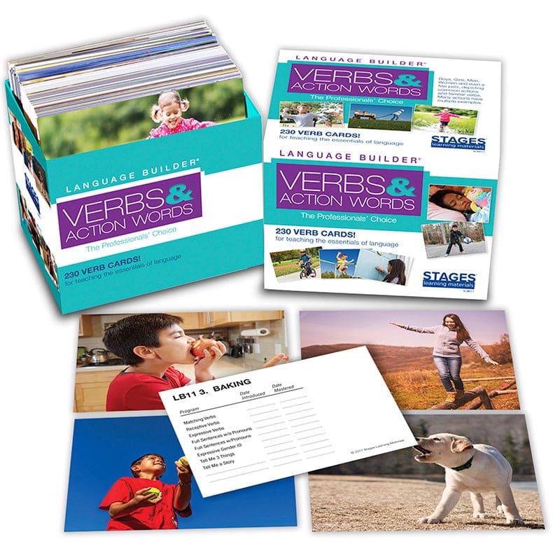 Lang Builder Picture Cards Verbs - Activities - Stages Learning Materials