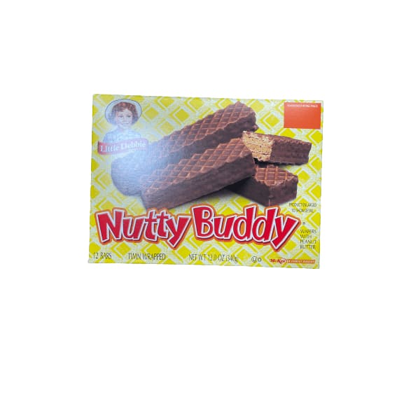 Little Debbie Little Debbie Nutty Buddy Wafer Bars, 12 ct, 12.0 oz
