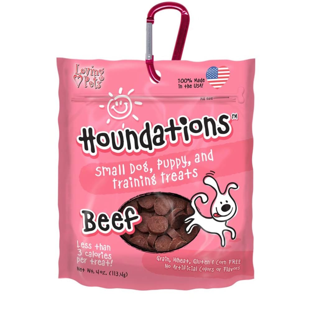Loving Pets Bite-Size Soft-Chew Dog Treat Beef Recipe 4 oz - Pet Supplies - Loving Pets
